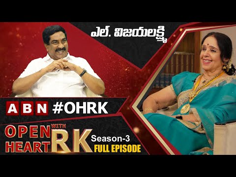 Senior actress L.Vijayalakshmi 'Open Heart With RK'- Full Episode