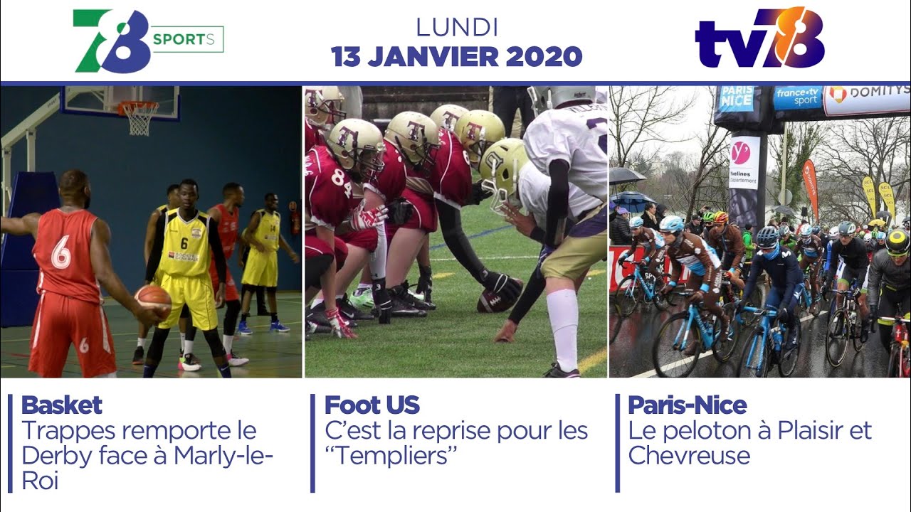 7/8 Sports. Emission du lundi 13 janvier 2020