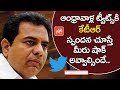 Watch:  KTR's interesting reply to Andhra People's tweets