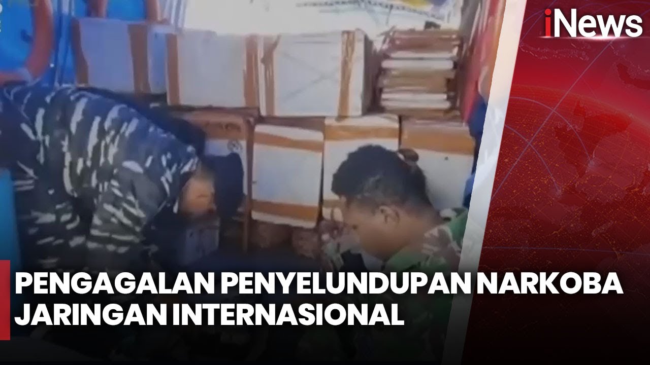 TNI AL Gagalkan Penyelundupan Narkoba Jaringan Internasional di Sebatik Utara - iNews Sore 03/11