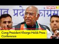 BJP want to divide nation | Cong President Kharge Holds Press Conference | NewsX