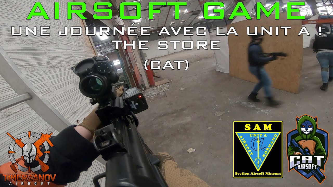 Airsoft Game #18 Une journée avec la UNIT A sur The Store ! (THE STORE) MP5 NGRS & HK45 Marui [FR]