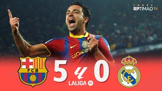 Barcelona 5 x 0 Real Madrid ● La Liga 10/11 Extended Goals & Highlights ᴴᴰ