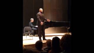 Ryan Speedo Green Singing for the New York Public Library