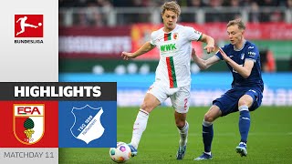 FC Augsburg — TSG Hoffenheim 1-1 | Highlights | Matchday 11 – Bundesliga 2023/24