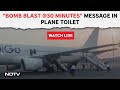 Indigo Flight Bomb Threat | Bomb Blast @30 Minutes Message In Plane Toilet & Other News