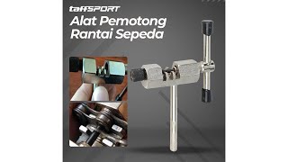 Pratinjau video produk TaffSPORT Alat Pemotong Rantai Sepeda Chain Breaker - JLQ-01