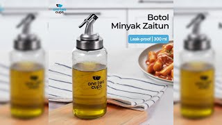 Pratinjau video produk One Two Cups Botol Minyak Olive Oil Bottle Leak-proof 500ml - CW199