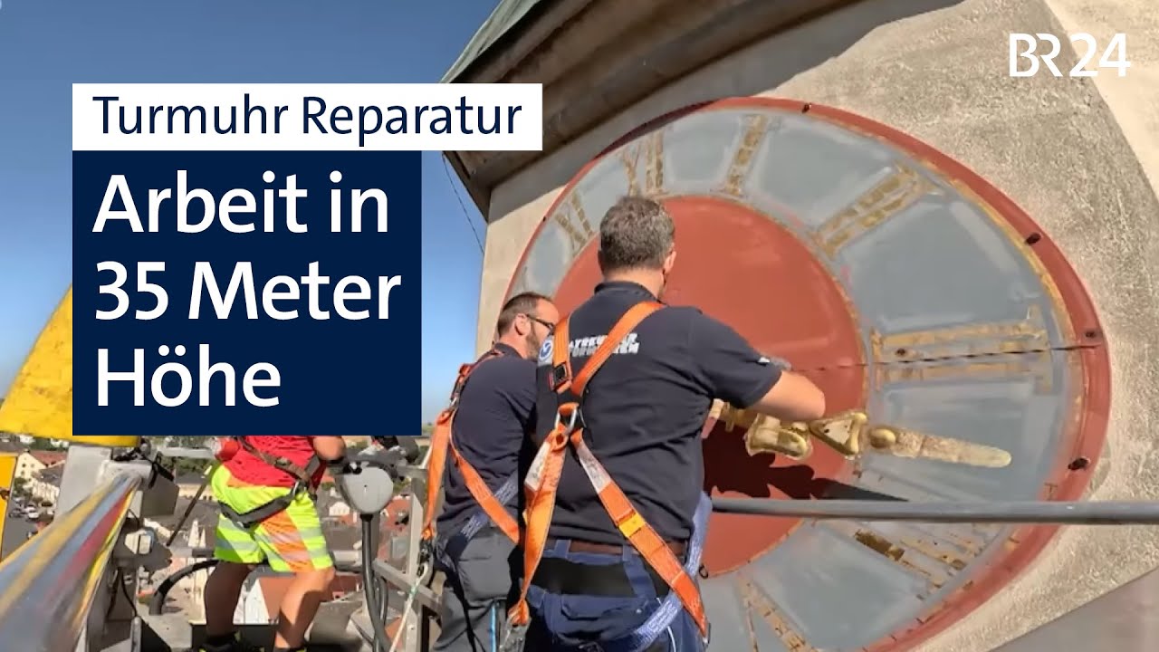 Arbeit, die sich mit der Zeit verändert: 100 Jahre Bayreuther Turmuhren | BR24