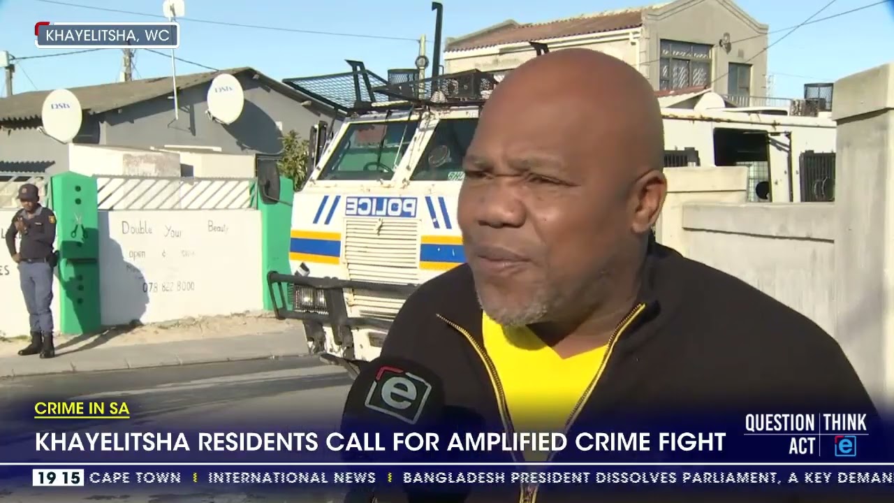 Khayelitsha residents call for amplified crime fight