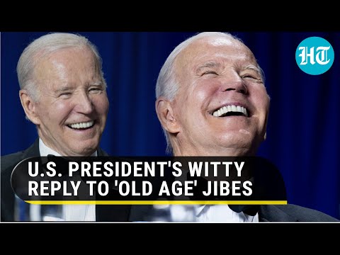 'They say I'm old': Biden mocks jokes about his age at White House Dinner 