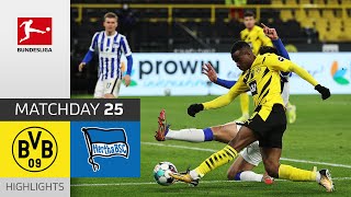 Borussia Dortmund — Hertha Berlin | 2-0 | Highlights | Matchday 25 – Bundesliga 2020/21