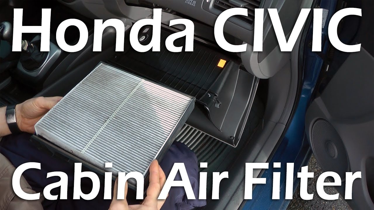 How to change cabin air filter honda civic 2005