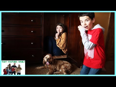 Sardines Hide And Seek In Cabin Mansion / That YouTub3 Family I Family Channel