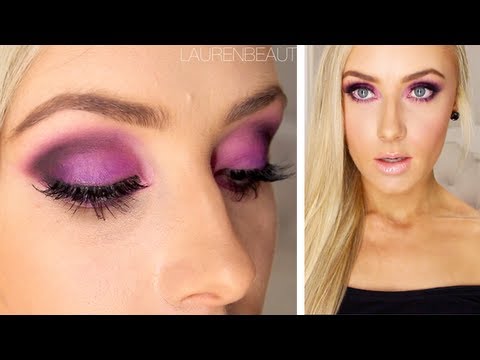 Purple Smokey Eye Tutorial  + GIVEAWAY!!!, purple, smokey, beauty, makeup, eyeshadow, bh cosmetics, laurenbeautyy, lauren curtis