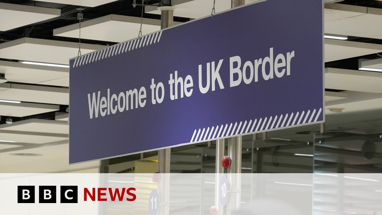 UK net migration down 80% from its peak in 2023 | BBC News