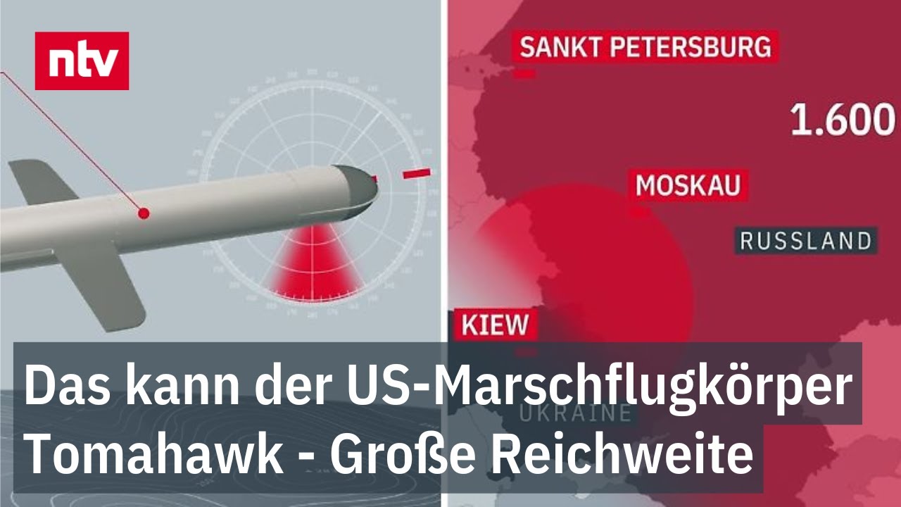 Das kann der US-Marschflugkörper Tomahawk - Große Reichweite - und ein Haken