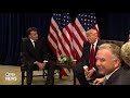 WATCH: Trump meets with Frances President Macron to discuss Israel-Hamas war and Ukraine
