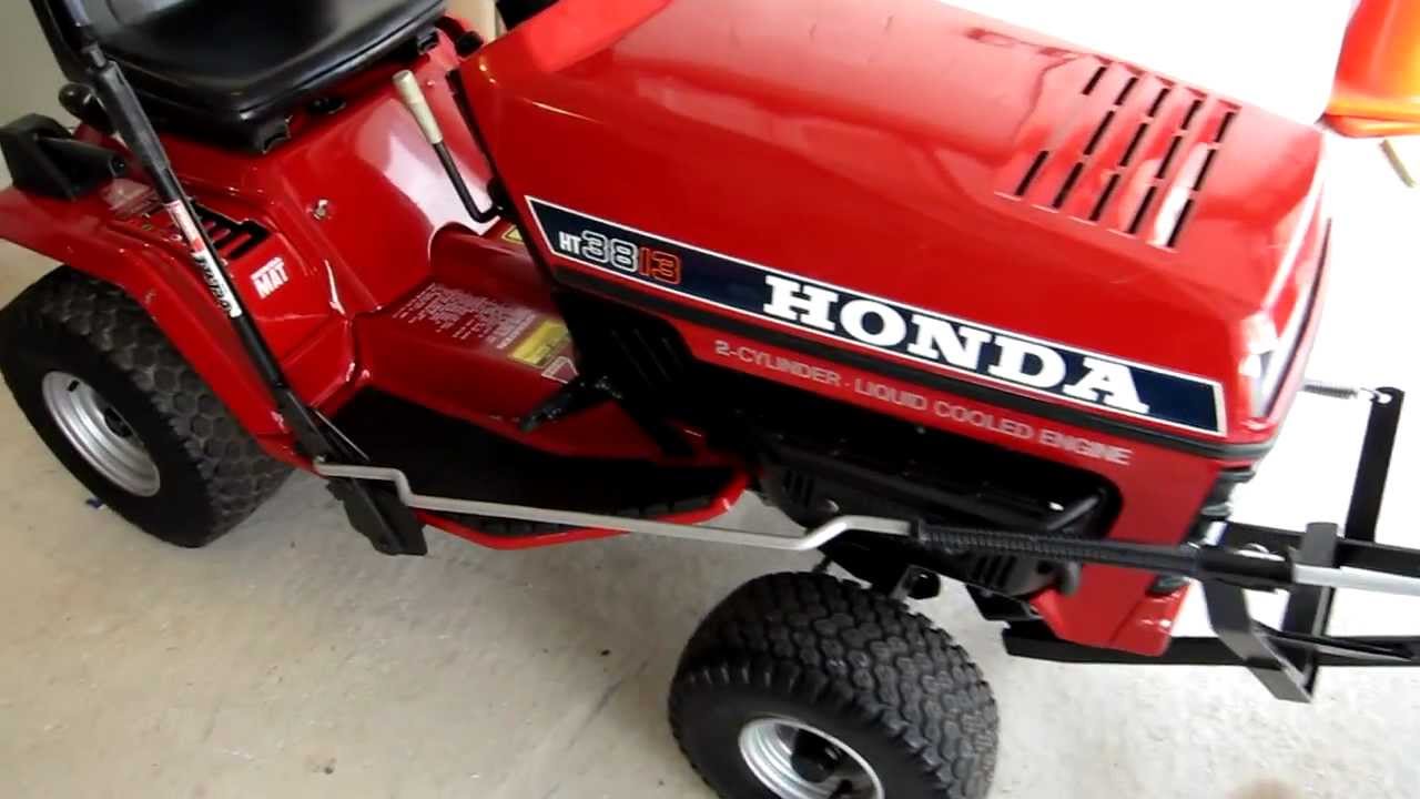 Honda tractor snow plow #4