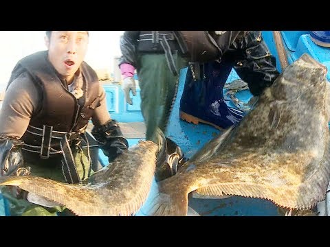 김병만, 자신 몸집만 한 1m ‘자이언트 광어’ 월척@주먹쥐고 뱃고동 8회 20170603