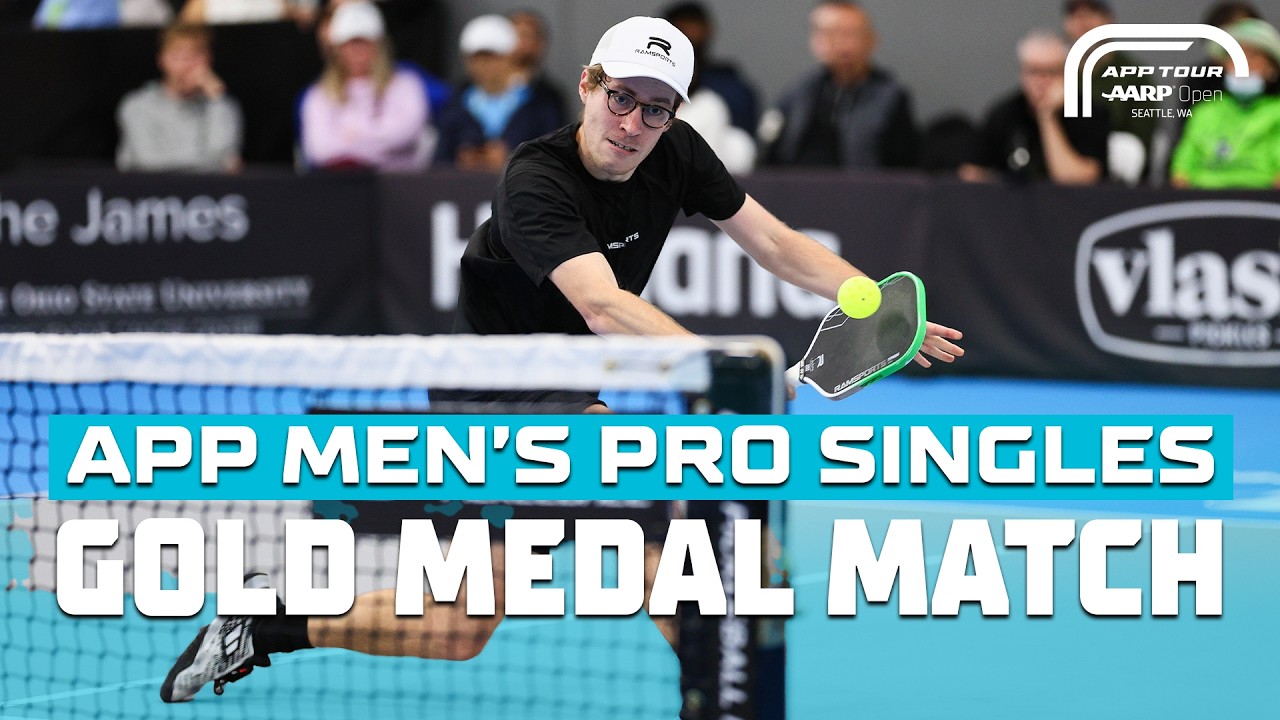 Men's Pro Singles Gold Medal Match - Ronan Camron vs. Max Green at the AARP Open | APP Tour