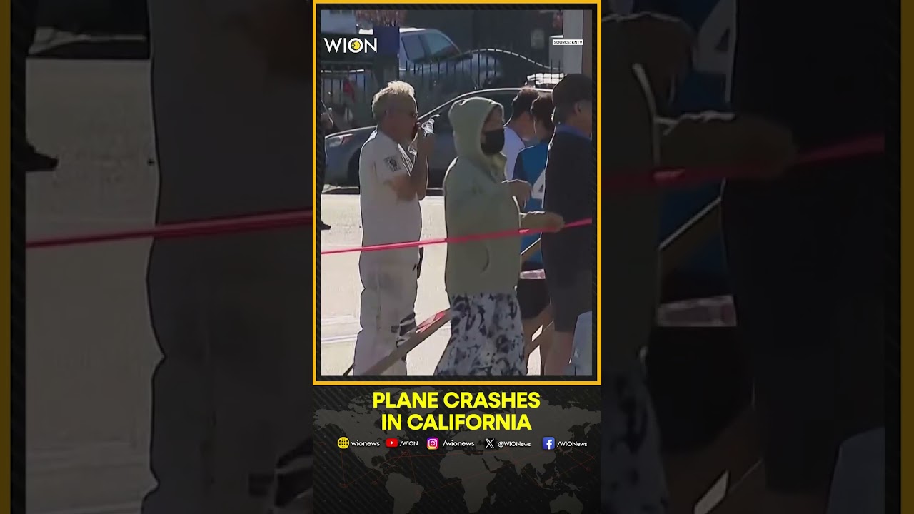 Small Plane Crashes on to a California Roadway; No Serious Injuries | WION Shorts