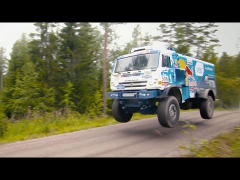 A Kamaz T4 Dakar Beast Tears Up a Backcountry Track