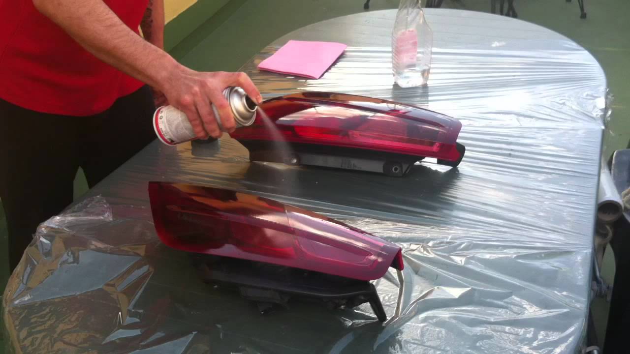 Brico lacar faros ( oscurecer faros ) tuning - YouTube
