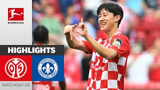 Statement Win by Mainz! | 1. FSV Mainz 05 — Darmstadt 98 4-0 | Highlights | Matchday 28 – Bundesliga