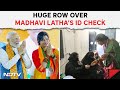 Madhavi Latha | Huge Row Over BJPs Madhavi Lathas ID Check, Andhra MLAs Poll Booth Slapgate