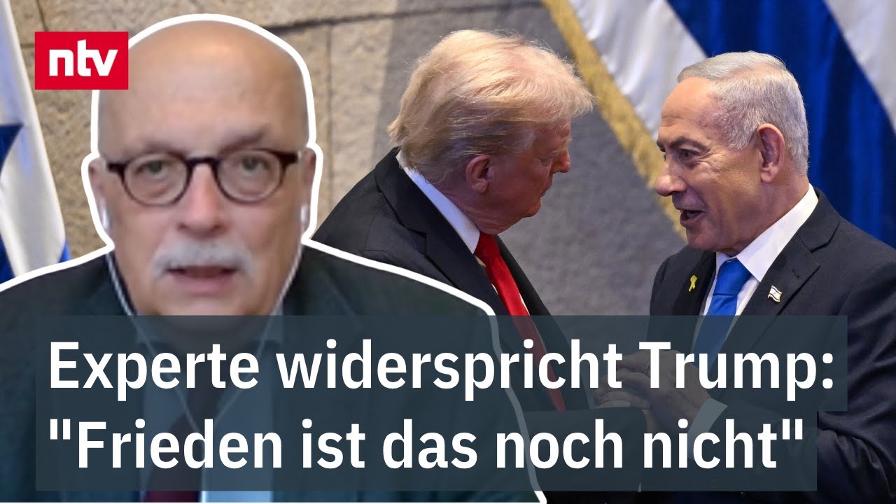 Experte widerspricht Trump: "Frieden ist das noch nicht" - Hürden auf Weg zum Kriegsende