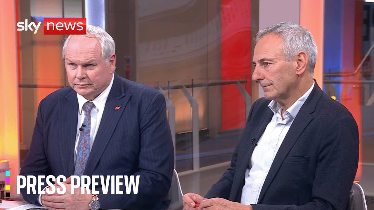 Sky News Press Preview | Monday 3 November 2025