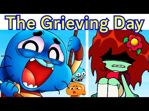 FNF THE GRIEVING IS BACK! The Grieving Of Friday (Gumball, Darwin, Anais, Clown,...) FULL SHOWCASE