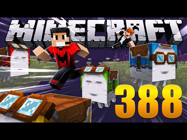 Parkour de Happy Ghast no Void - Minecraft Em busca da casa automática #388