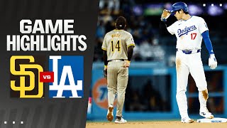 Padres vs. Dodgers Game Highlights (4/13/24) | MLB Highlights