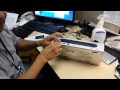 HP DJ 460 paper out actuator stuck