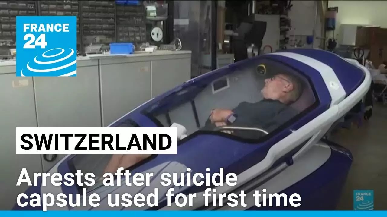 Swiss police make arrests after suicide capsule is used for first time • FRANCE 24 English