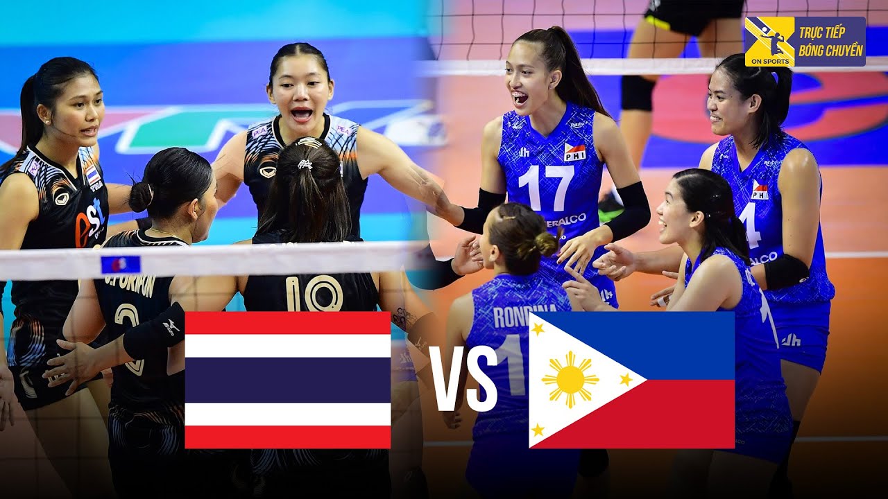 Dàn sao dự VNL thay nhau bắn phá, Solomon gánh team cực gắt | Philippines vs Thái Lan