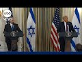 Trump unveils sweeping peace plan for Gaza that he says Israel accepts
