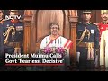 Took Tough Decisions From LoC To LAC: President Murmu In Parliament Speech