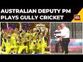 Watch: Australian Deputy PM Plays Gully Cricket In Delhi