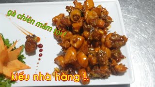 Cách làm gà chiên mắm kiểu nhà hàng!đầy đủ công thức!      How to make fried chicken with restaurent
