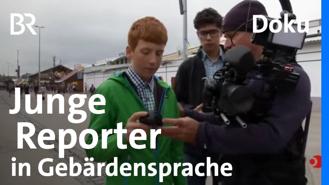 Gebärdensprachliche Young Reporter 2026 im BR | Sehen statt Hören | Doku | BR