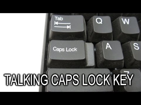 Jak zmodyfikować w klawiaturze klawisz Caps Lock dla żartu