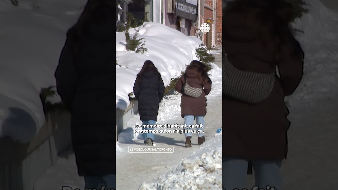 Jusqu'à 3 mètres de neige en cumulé dans cette ville ontarienne