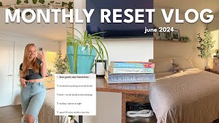 JUNE RESET VLOG 🏖️ refreshing for summer, cleaning, goal setting, book club | Charlotte Pratt