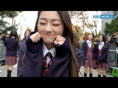 On The Way to Music Bank - gugudan, TWICE, MONSTA X, SEVENTEEN, Block B,etc (2017.11.10)