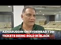 Untrue: Mohammed Azharuddin On Hyderbad T20i Tickets Being Sold In Black