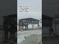 Home collapses in the Outer Banks as hurricanes swirl offshore