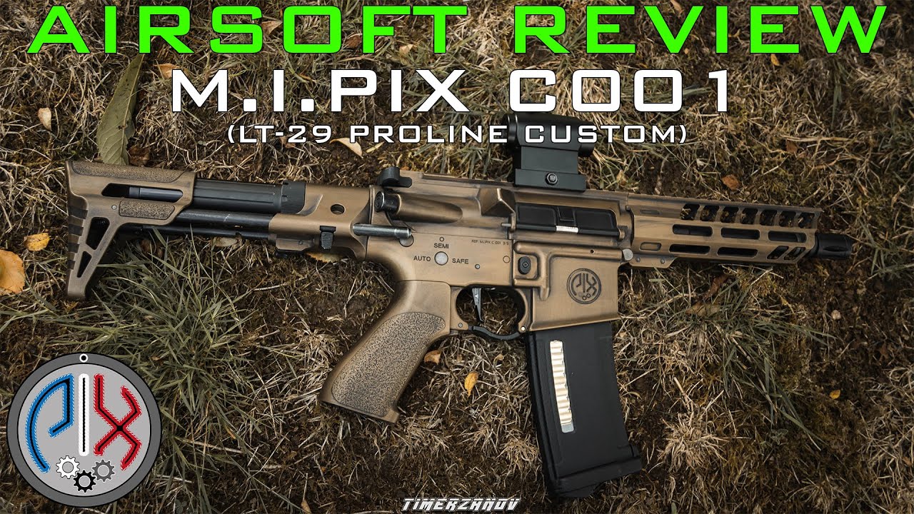 Airsoft Review #251 M.I.PIX C001 (LT-29 Proline Gen2 PDW Custom) (M4 Custom) (Pix Airsoft) [FR]